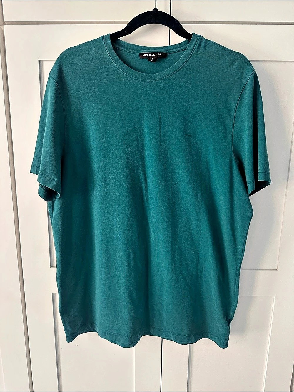 Michael Kors Short Sleeve Tee in Green Size Large